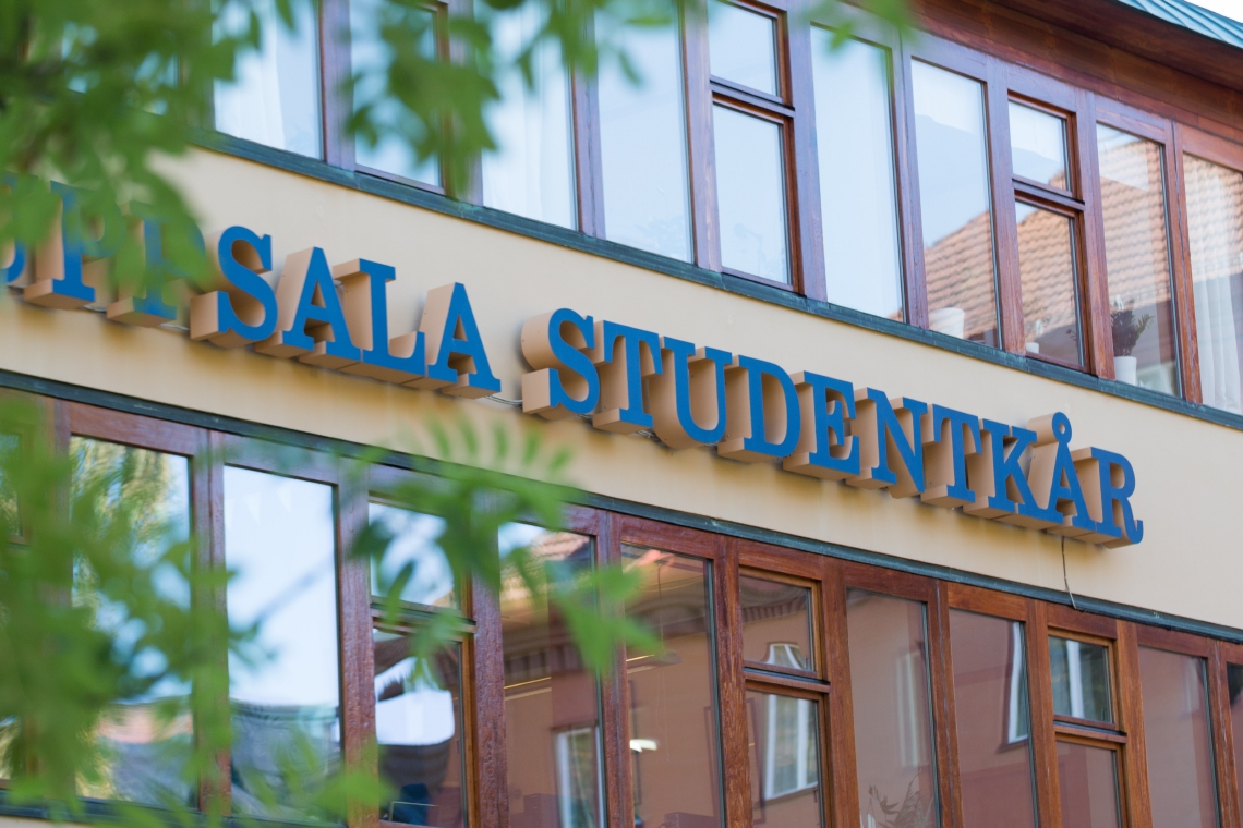 Fasaden vid Uppsala studenkår.